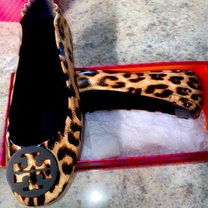 Tory Burch Animal Print Ballets Flats